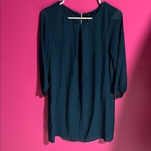 Elegant Teal Women's Dress